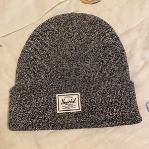 Herschel Black Speckled Beanie Never Worn New